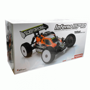 CARRO KYOSHO 1/8 INFERNO MP10 .21 RTR 4WD BUGGY RED 33025T1