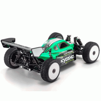 CARRO KYOSHO 1/8 INFERNO MP10E BRUSHLESS BUGGY GREEN 34113T1