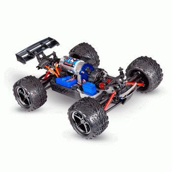 CARRO TRAXXAS 1/16 E-REVO 4WD RTR BRUSHED TQ RED/BLUE 71054-8