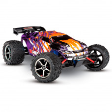 CARRO TRAXXAS 1/16 E-REVO VXL 4WD BLX RTR TSM TQI PURPLE 71076-8