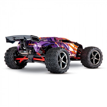 CARRO TRAXXAS 1/16 E-REVO VXL 4WD BLX RTR TSM TQI PURPLE 71076-8