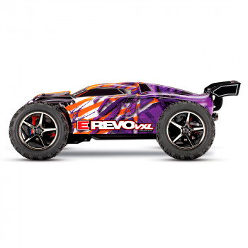 CARRO TRAXXAS 1/16 E-REVO VXL 4WD BLX RTR TSM TQI PURPLE 71076-8