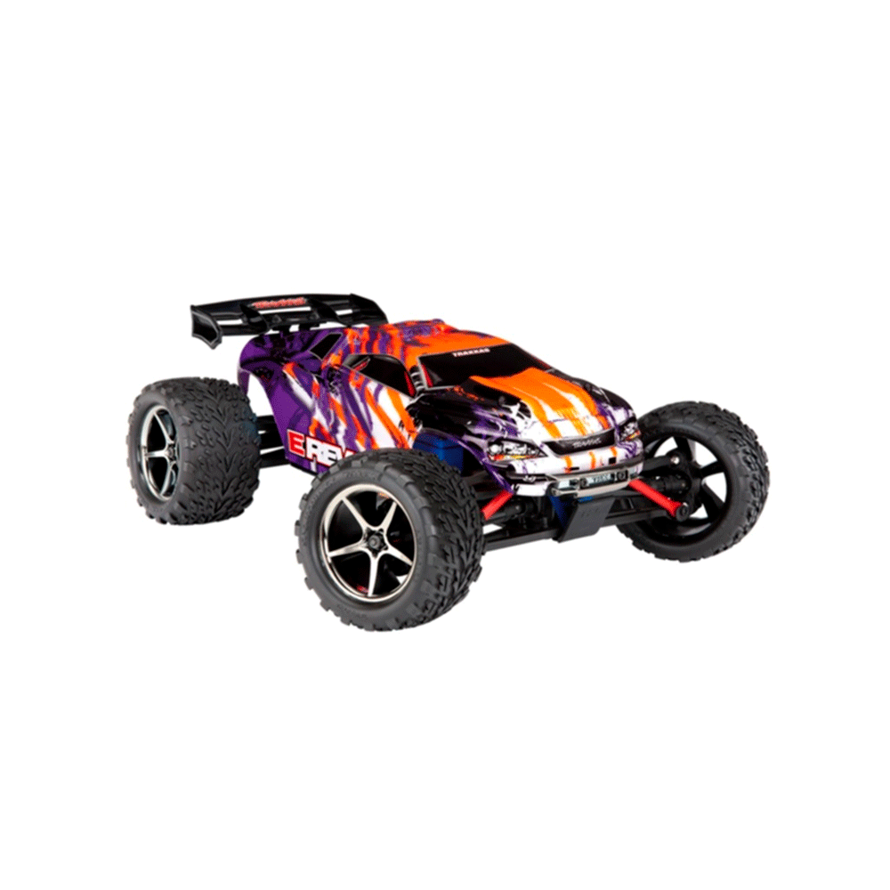 CARRO TRAXXAS 1/16 E-REVO VXL 4WD BLX RTR TSM TQI PURPLE 71076-8