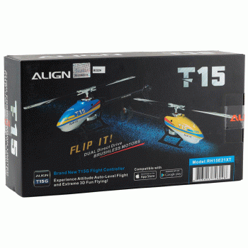 HELICOPTERO ALIGN T15 COMBO ELECTRIC BLUE RH15E21XT