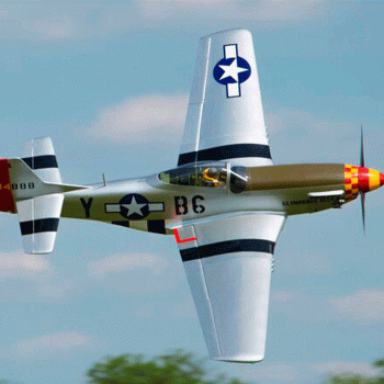 HANGAR ACC CENTER WING WITH FLAP AND GEAR DOORS (P-51D MUSTANG 60CC)