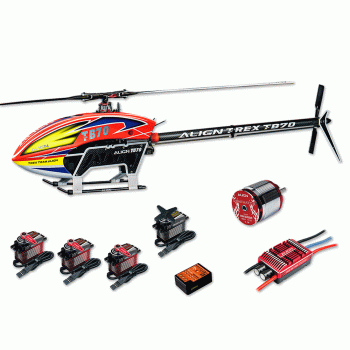 HELICOPTERO ALIGN TB70 TOP COMBO ELECTRIC RH70E53XT