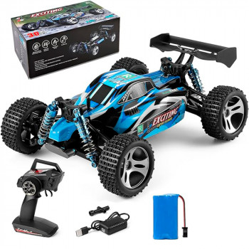 WLTOYS CAR 1/18 RC RTR EXCITING 30KM 4WD BLUE 184011