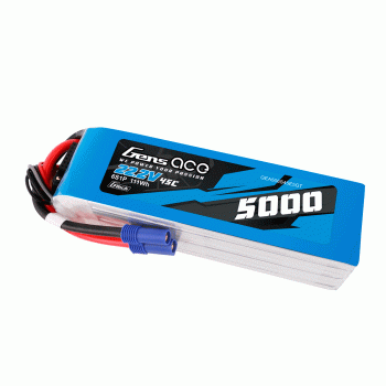 GENS ACE 22.2V 5000MAH 45C 6S LIPO G-TECH EC5 PLUG