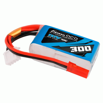 GENS ACE 11.1V 300MAH 45C 3S LIPO JST PLUG