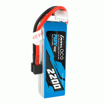 GENS ACE 14.8V 2200MAH 45C 4S G-TECH EC3 AND DEANS ADAPTER