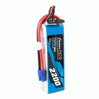 GENS ACE 11.1V 2200MAH 60C 3S G-TECH LIPO EC3 PLUG