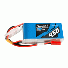 GENS ACE 11.1V 450MAH 45C 3S LIPO JST-SYP PLUG