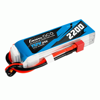 GENS ACE 11.1V 2200MAH 25C 3S G-TECH DEANS PLUG