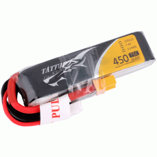 GENS ACE TATTU 11.1V 450MAH 75C 3S LIPO XT30 PLUG