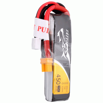 GENS ACE TATTU 11.1V 450MAH 75C 3S LIPO XT30 PLUG