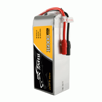 GENS ACE TATTU 22.2V 16000MAH 30C 6S LIPO AS150+AS150 PLUG