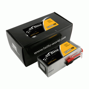 GENS ACE TATTU 22.2V 16000MAH 30C 6S LIPO AS150+AS150 PLUG