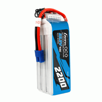 GENS ACE 22.2V 2200MAH 45C 6S LIPO EC3 PLUG