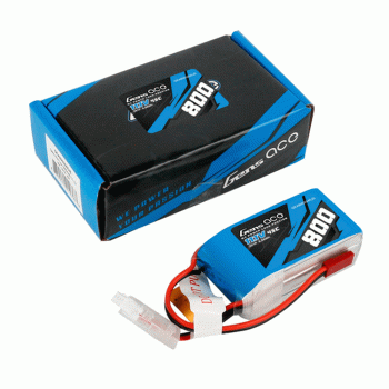 GENS ACE 11.1V 800MA 45C 3S LIPO JST-SYP PLUG