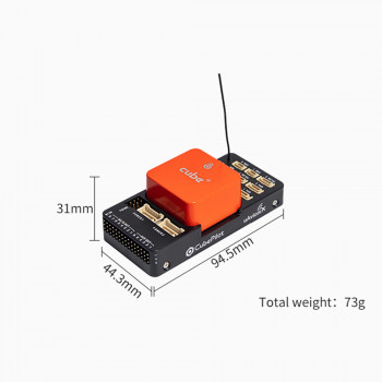 HEX PIXHAWK 4 ORANGE CUBE & HERE4 RTK GNSS (HX4-06222 & HX4-06248)