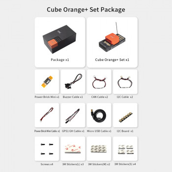 HEX PIXHAWK 4 ORANGE CUBE & HERE4 RTK GNSS (HX4-06222 & HX4-06248)