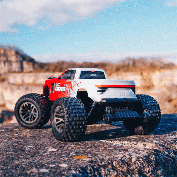 CARRO ARRMA 1/10 GRANITE 4WD 3S BLX MONSTER TRUCK RED ARA4302V3T2