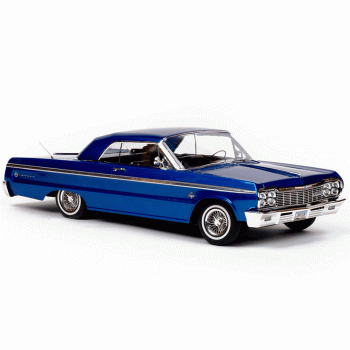 CARRO REDCAT 1/10 SIXTYFOUR 1964 CHEVROLET IMPALA 2WD BLUE RER14407