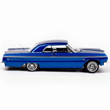 CARRO REDCAT 1/10 SIXTYFOUR 1964 CHEVROLET IMPALA 2WD BLUE RER14407