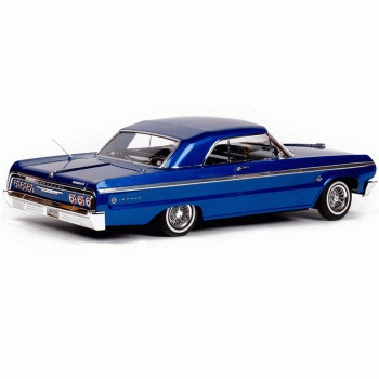 CARRO REDCAT 1/10 SIXTYFOUR 1964 CHEVROLET IMPALA 2WD BLUE RER14407