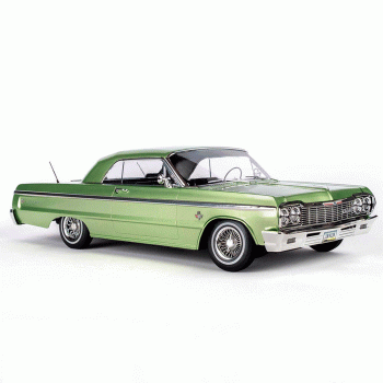 CARRO REDCAT 1/10 SIXTYFOUR 1964 CHEVROLET IMPALA 2WD GREEN RER14408