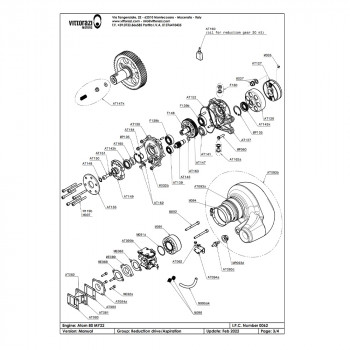 VITTORAZI ATOM80 KIT FOR REDUCTION DRIVE OVERHAUL AT161K