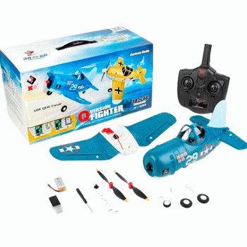 AVIAO WLTOYS QF4U CORSAIR RC 4CH BLUE A500