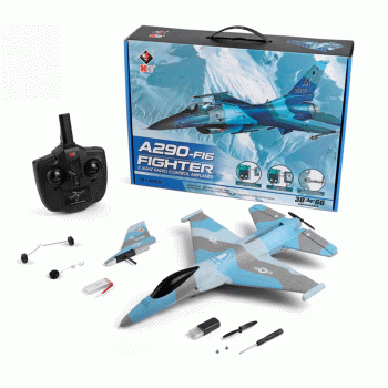 AVIAO WLTOYS F16 FIGHTER RC 3CH BLUE A290