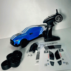 CARRO HUAXIANG TOYS 1/14 DRIFT RACING 4WD 48KM BLUE 8616A