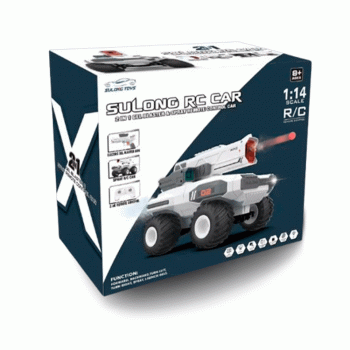 SULONG CAR 1/14 RC TANQUE 2IN1 GEL BALL/SPRAY WHITE SL-431A