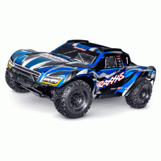 CARRO TRAXXAS MAXX SLASH BLX 6S TQI TSM 4WD BLUE 102076-4