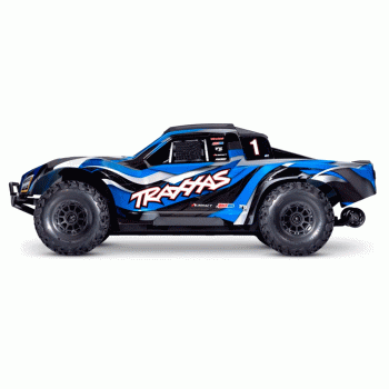 CARRO TRAXXAS MAXX SLASH BLX 6S TQI TSM 4WD BLUE 102076-4