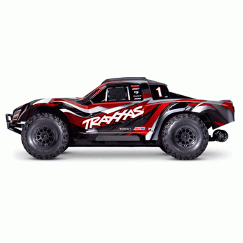 CARRO TRAXXAS MAXX SLASH BLX 6S TQI TSM 4WD RED 102076-4