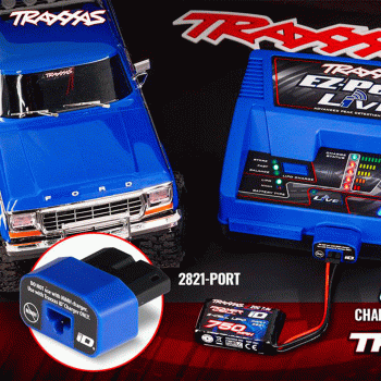 ADAPTADOR TRAXXAS ID CHARGING TRX-4M 2821-PORT (P/CARREGADOR)