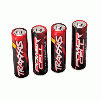 BATERIA TRAXXAS AA POWER CELL ALKALINE (PILHA) 4PCS 2914