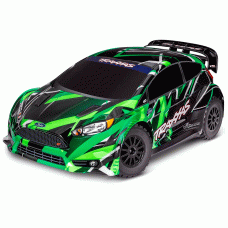 CARRO TRAXXAS 1/10 FORD FIESTA ST VXL RALLY BLX 4WD TQI GREEN 74276-4