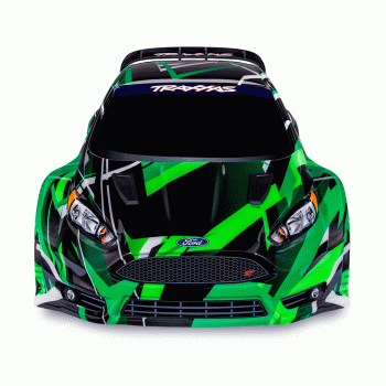 CARRO TRAXXAS 1/10 FORD FIESTA ST VXL RALLY BLX 4WD TQI GREEN 74276-4