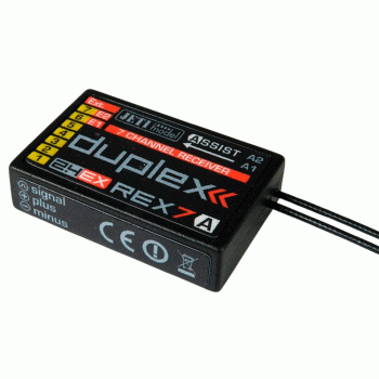 JETI DUPLEX REX 7 ASSIST US RECEIVER JDEX-RR7A-US