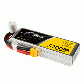 GENS ACE TATTU 14.8V 3700MAH 45C 4S G-TECH LIPO XT60 PLUG