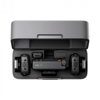 MICROFONE DIGITAL WIRELESS DJI MIC MINI (2 TX + 1 RX + CHARGING CASE)