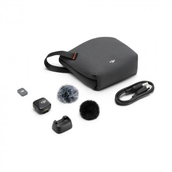 MICROFONE DIGITAL WIRELESS DJI MIC MINI TRANSMITTER (INFINITY BLACK)