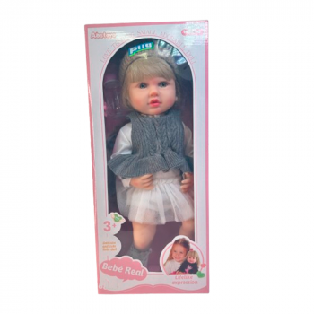 BONECA BABY DOLLS REBORN COLETE LA CINZA 397658