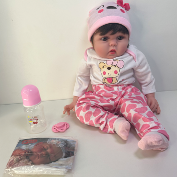 BONECA BABY DOLLS REBORN CALCA CORACAO 563687