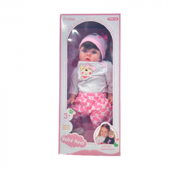 BONECA BABY DOLLS REBORN CALCA CORACAO 563687