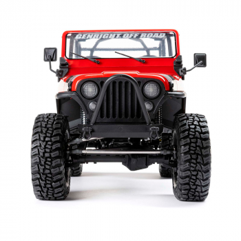 CARRO AXIAL 1/10 SCX10 III JEEP CJ-7 4WD RTR BRUSHED RED AXI03008T1